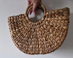 Nieuw - Gevlochten rieten tas - 35x30 cm, Ophalen of Verzenden, Nieuw, Bruin, Handtas