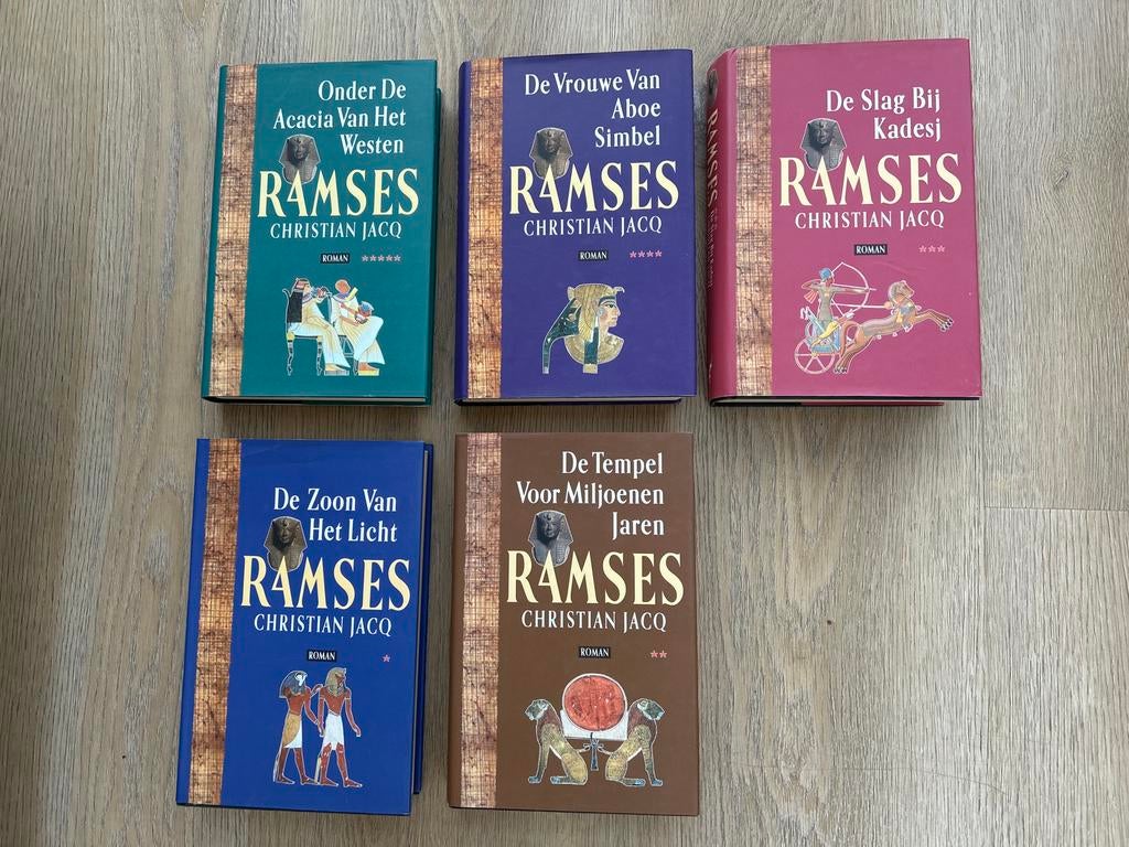 Ramses-serie compleet (5 boeken) van Christian Jacq, Ophalen of Verzenden, Gelezen, Europa overig