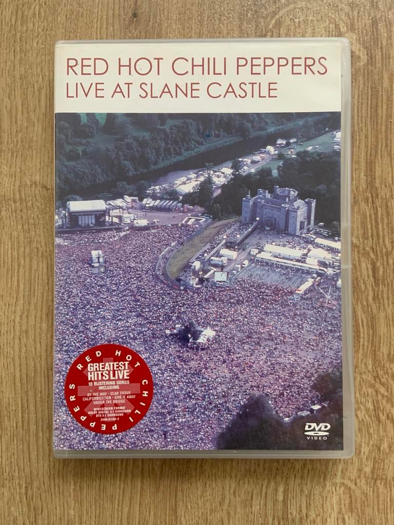 Red hot chili peppers live at slane castle dvd, Cd's en Dvd's, Alle leeftijden, Ophalen of Verzenden, Zo goed als nieuw
