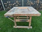 Werkbank nooitgedacht, Ophalen of Verzenden, Gebruikt, 70 tot 120 cm, Bankschroef