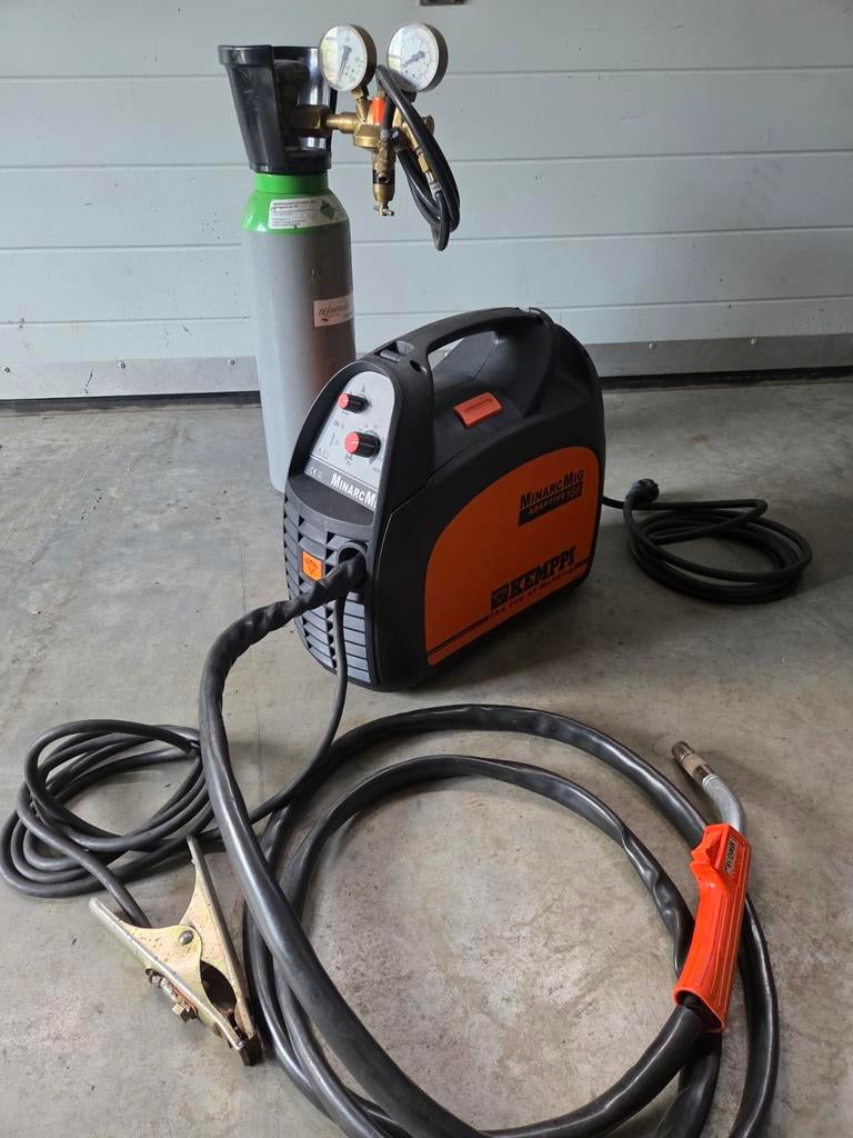 Kemppi MinarcMig Co2 lasapparaat, Doe-het-zelf en Verbouw, Gereedschap | Lasapparaten, Ophalen, Zo goed als nieuw, 150 tot 250 ampère