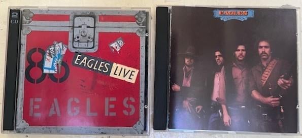 2 CD's van The Eagles: Desperado en Live, Ophalen of Verzenden, Zo goed als nieuw, Poprock