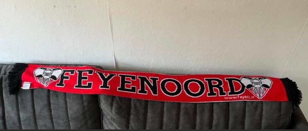 Voetbal sjaals (feyenoord) (dordrecht) (excelsior), Ophalen of Verzenden, Zo goed als nieuw, Feyenoord
