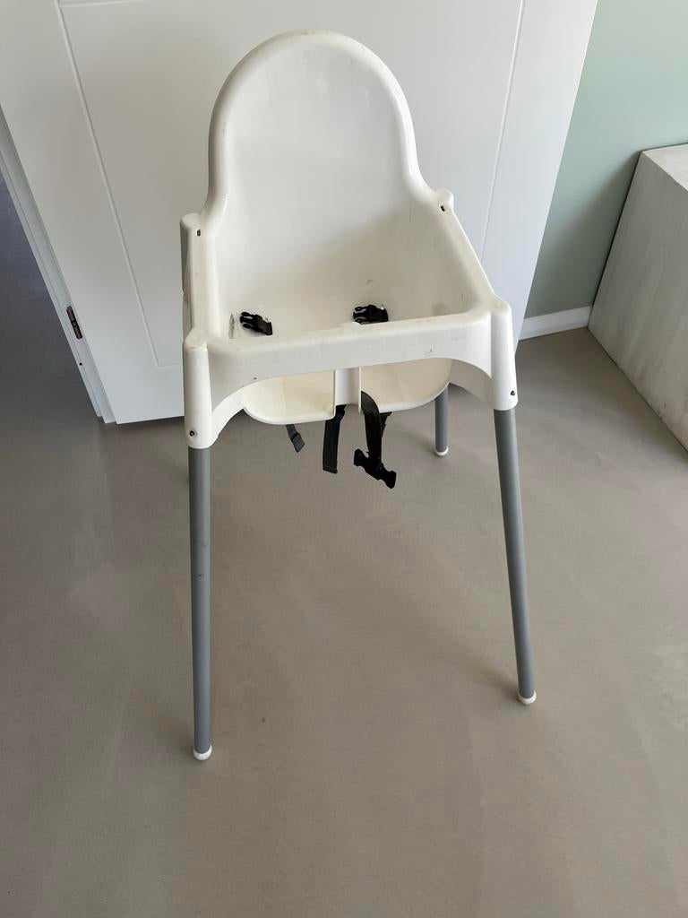 IKEA ANTILOP - kinderstoel wit met veiligheidsriempje, Ophalen, Gebruikt, Overige typen, Gordel(s)