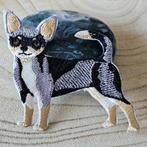 Strijk embleem patch applicatie chihuahua, D, Verzenden, Nieuw, D