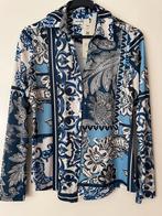 &Co Woman Vayen Paisley blouse maat S Indigo multi, Kleding | Dames, Ophalen of Verzenden, Nieuw, Maat 38/40 (M), Blauw