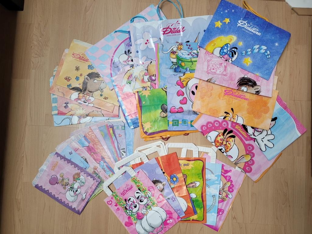 Diddl zakjes en tasjes/tassen verzameling, Verzamelen, Diddl, Ophalen, Gebruikt