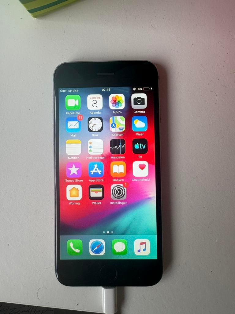 Iphone 6 grijs 64gb, 83 %, Ophalen of Verzenden, Zo goed als nieuw, 64 GB