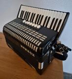 Fraaie Hohner 80 bas speelklare accordeon izgs, Muziek en Instrumenten, Ophalen, Gebruikt, 80-bas, Met koffer