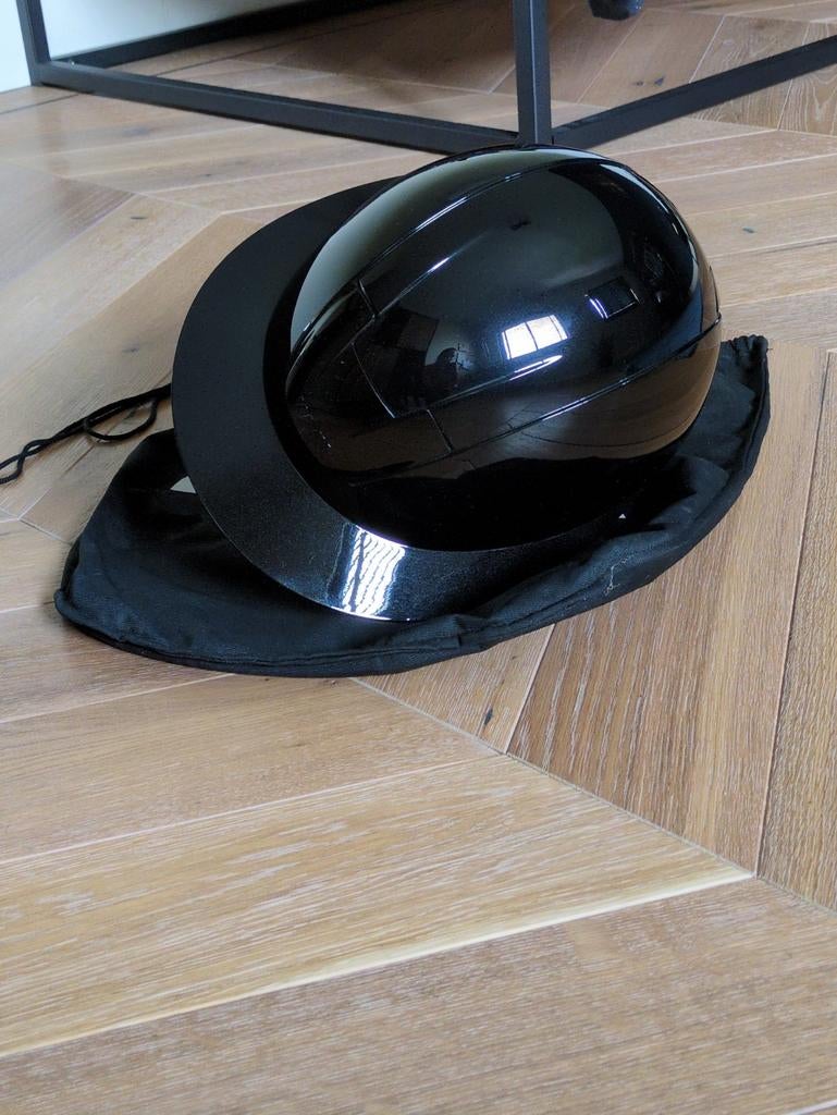 Kask Kooki Lady Shine - zwart hoogglans cap, Ophalen of Verzenden, Zo goed als nieuw, Dressuur, Cap