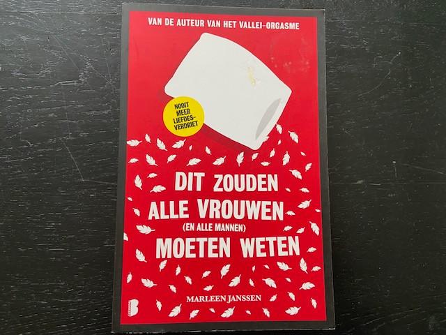 Marleen Janssen - dit zouden vrouwen moeten weten, Ophalen of Verzenden, Zo goed als nieuw