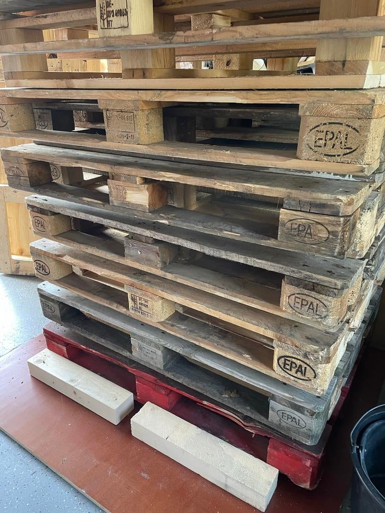 12 EPAL Europallets - Gebruikt maar in goede staat, Ophalen, Gebruikt, 100 cm of meer, 60 cm of meer