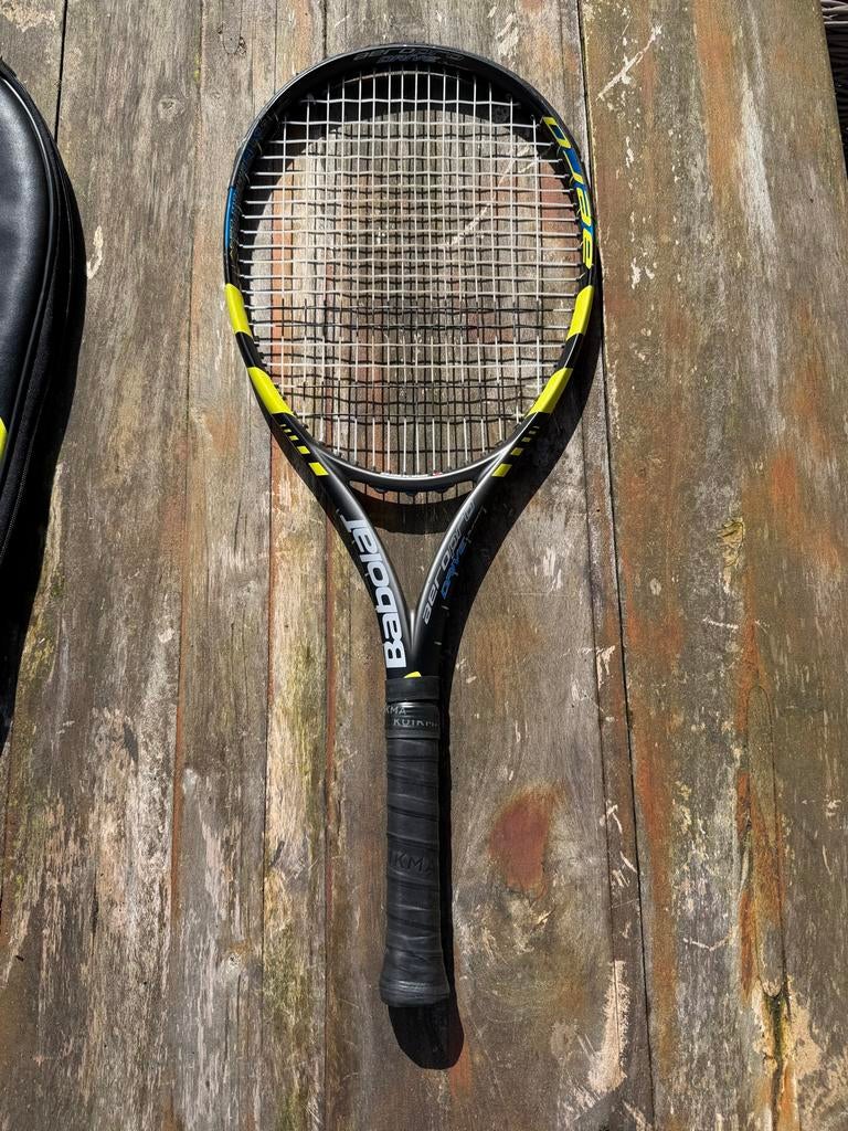 Babolat Tennisracket met hoes en nieuwe grip, Ophalen of Verzenden, Zo goed als nieuw, Racket, Babolat