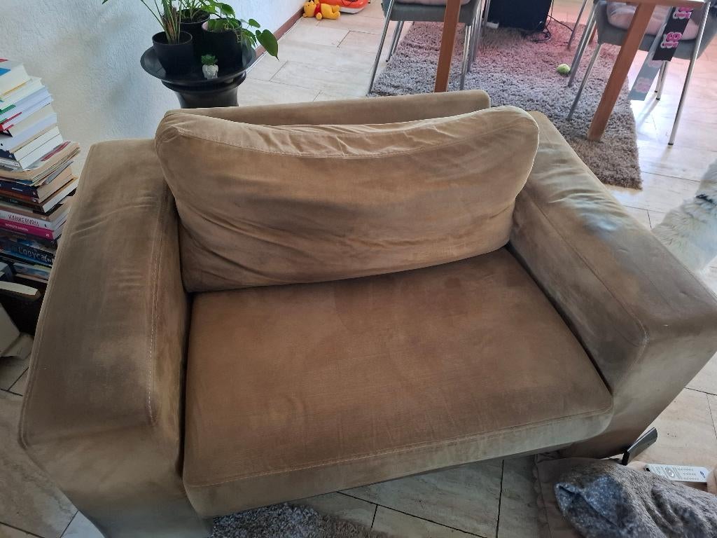 Loveseat, Huis en Inrichting, Ophalen, Overige materialen, Gebruikt, Tweepersoons