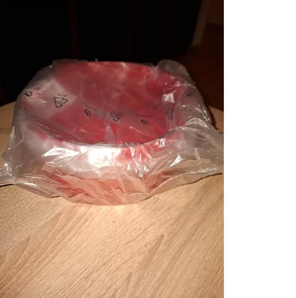 Tupperware “Vensterdoos koekjestrommel” rood, Nieuw, Ophalen of Verzenden, Nieuw, Rood, Overige typen