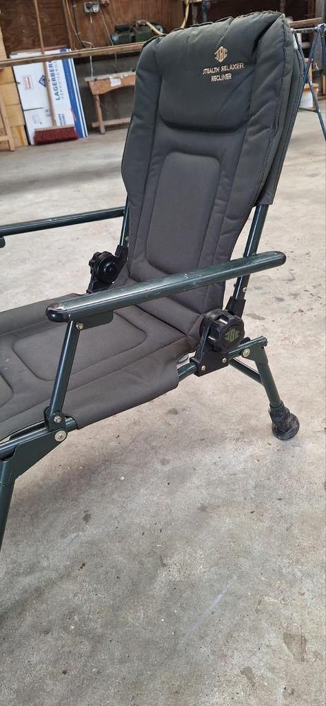 JRC Stealth Relaxer Recliner Visstoel, Watersport en Boten, Hengelsport | Karpervissen, Ophalen, Gebruikt, Overige typen