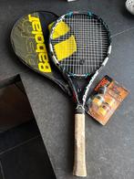 Babolat tennisracket met hoes en nieuwe grips, Gebruikt, L4, Ophalen of Verzenden, Racket