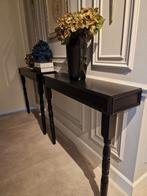 2x Sidetable wandtafel halftafelje kaptafel muurtafel dressi, Ophalen, Eikenhout, 50 tot 100 cm, Zo goed als nieuw