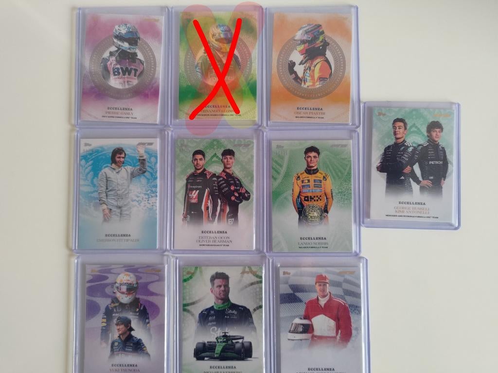 Topps F1 Eccellenza 2024 & 2025 Basic Kaarten, Ophalen of Verzenden