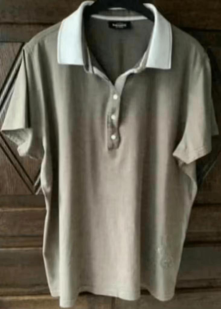 Lichtbruine beige top, polo shirt; XL 48 / 50; Gina Benotti, Kleding | Dames, Ophalen of Verzenden, Zo goed als nieuw, Beige, Shirt of Top