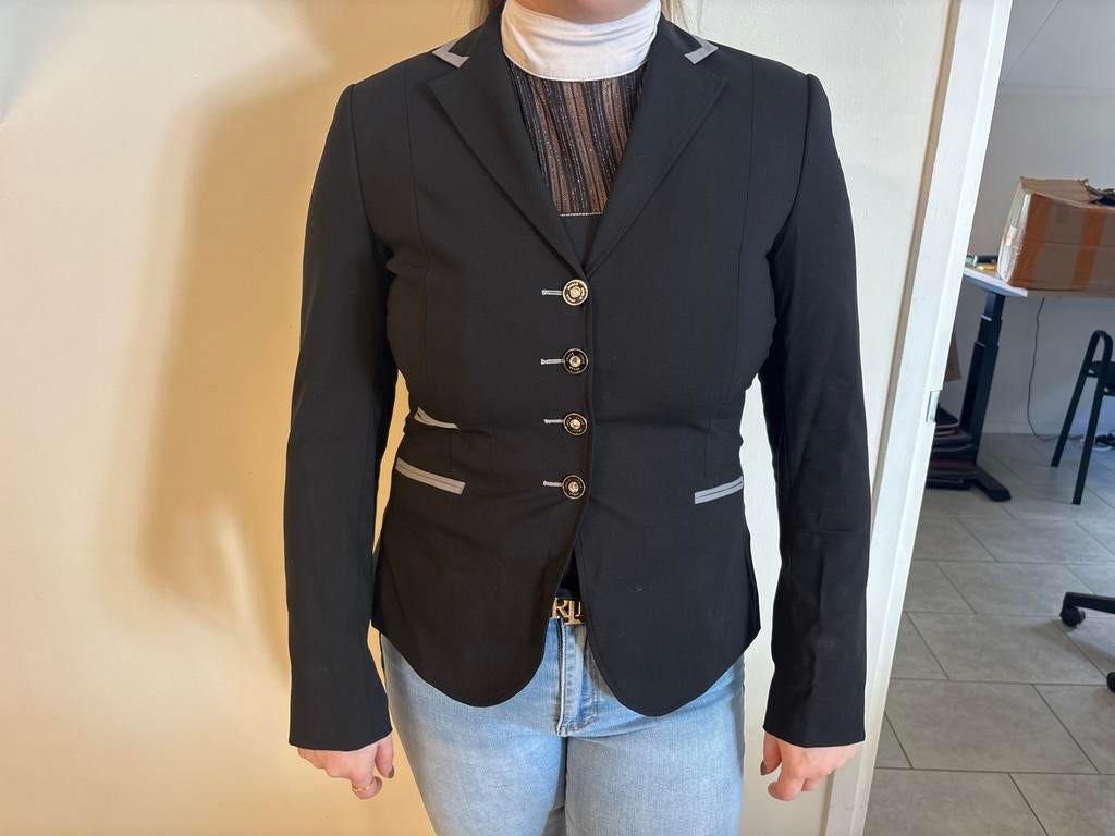 Juuls wedstrijdjasje 42 classic met grijze accenten, Dieren en Toebehoren, Paardrijkleding, Ophalen of Verzenden, Zo goed als nieuw