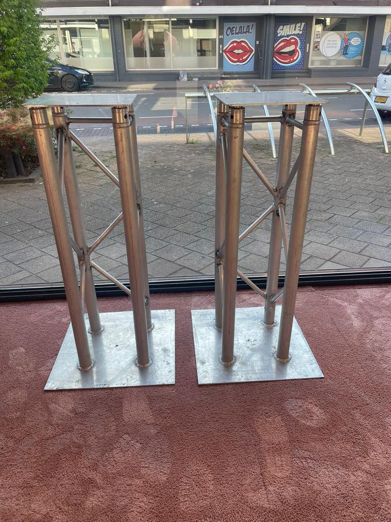 Twee aluminium truss zuilen, Ophalen of Verzenden, Gebruikt, Overige typen