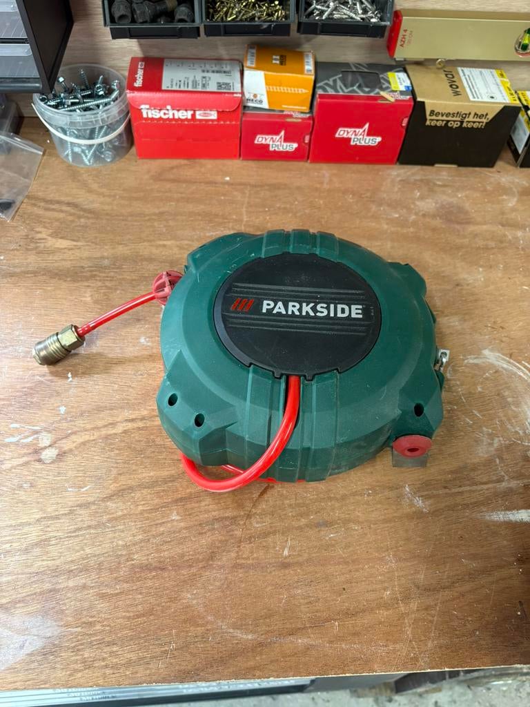 Parkside slanghaspel, Minder dan 25 liter, Ophalen, Gebruikt, Minder dan 200 liter/min