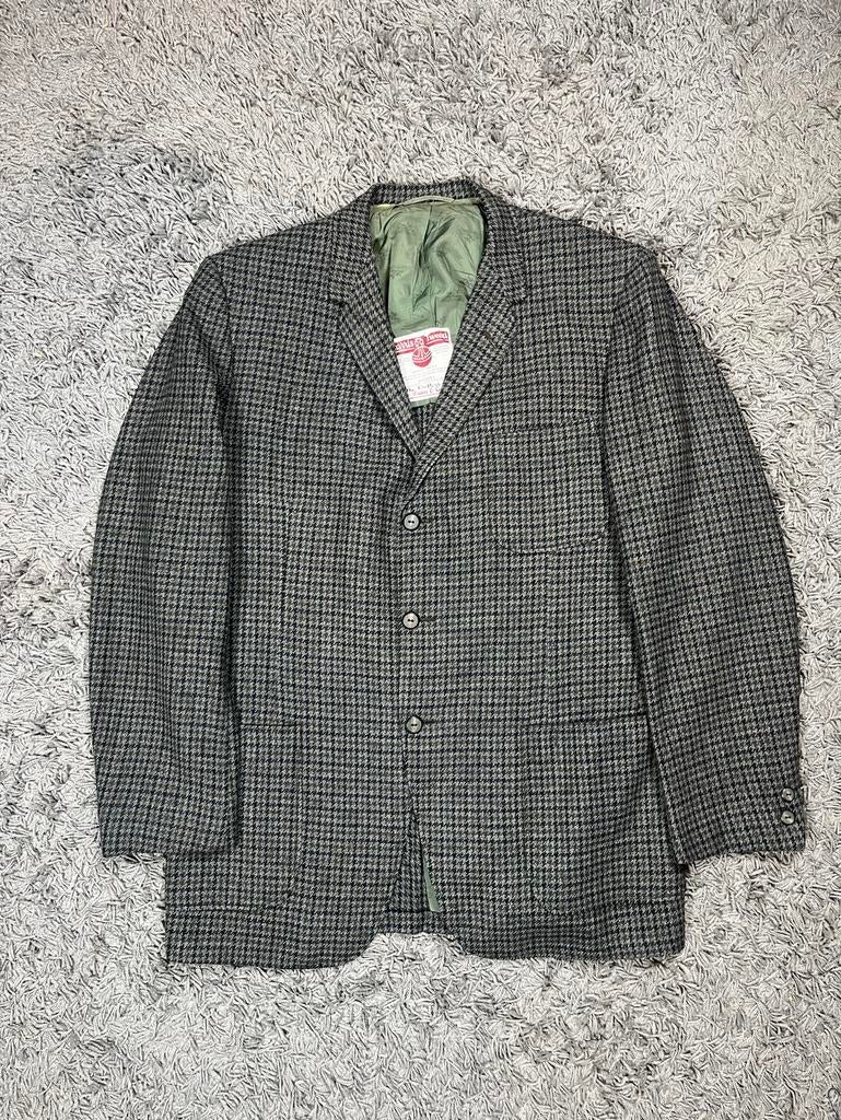 Harris Tweed Colbert - Groen/Grijs, Ophalen of Verzenden, Zo goed als nieuw, Overige maten, Groen