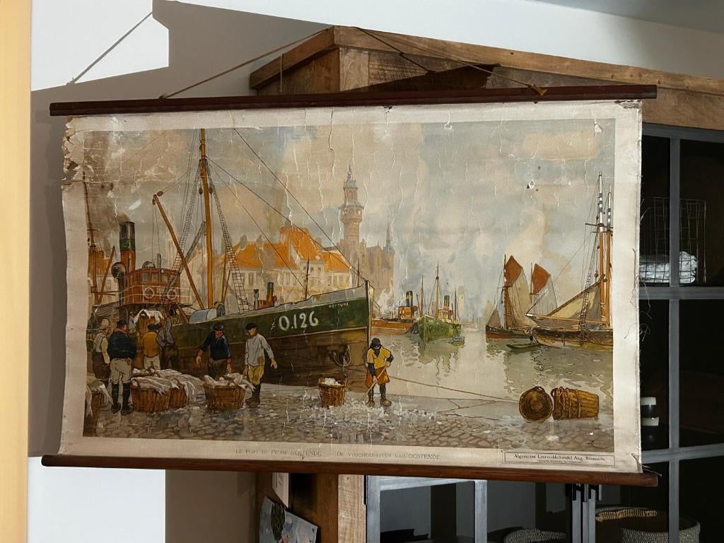 De visschershaven van Oostende, Ophalen of Verzenden, Geschiedenis