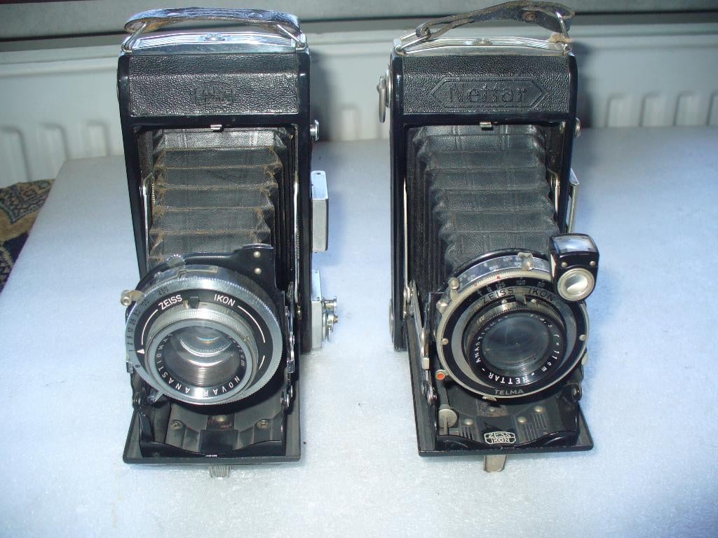 Zeiss-Ikon Ercona en een Nettar 515/2, Ophalen of Verzenden, Compact, Overige Merken