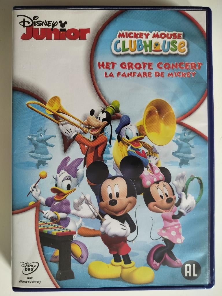 Mickey Mouse Clubhouse: Het Grote concert (2011) *2 DVD, Cd's en Dvd's, Tekenfilm, Ophalen of Verzenden, Zo goed als nieuw, Alle leeftijden