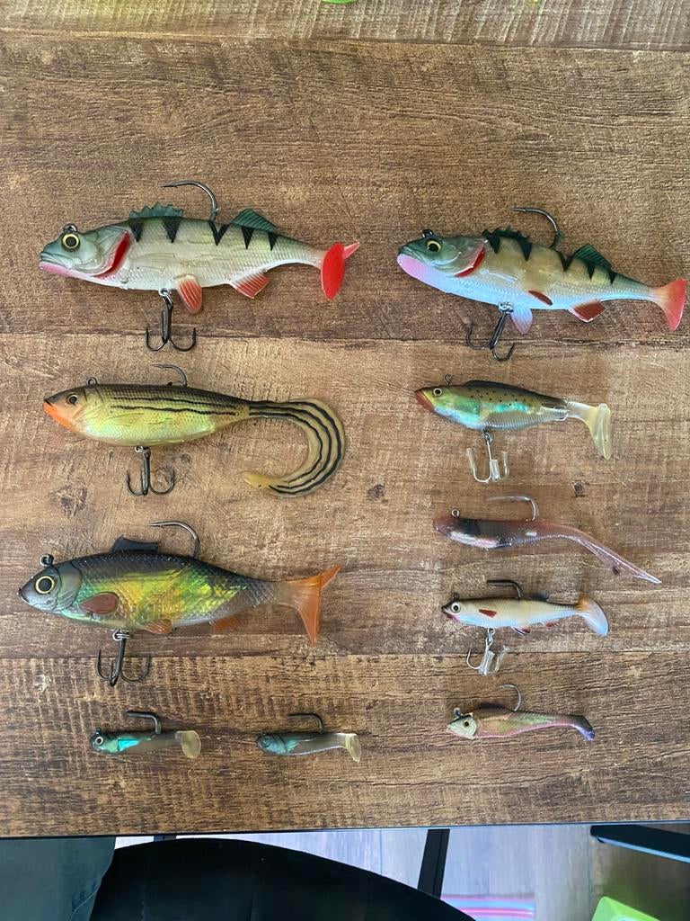 Shads in verschillende maten, Ophalen of Verzenden, Gebruikt, Overige typen