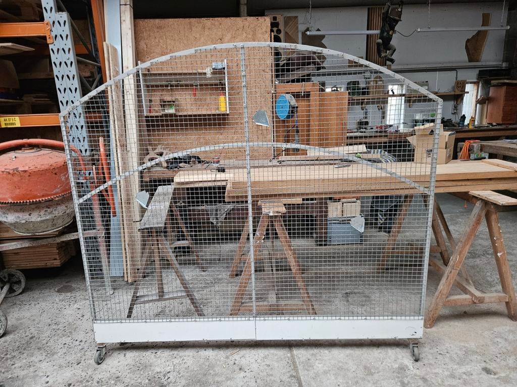 Uniek voliere panelen, Dieren en Toebehoren, Ophalen, Gebruikt, Aluminium, Volière