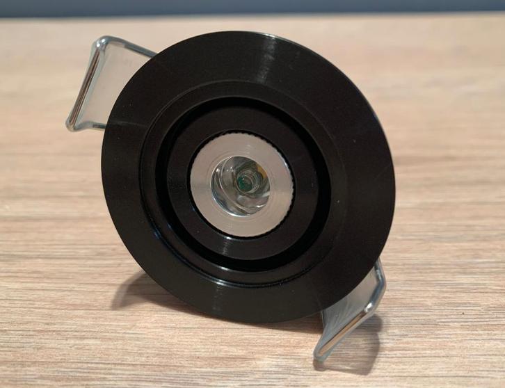 Zwarte spots van Maretti nieuw in doos led twv € 59,00 st, Huis en Inrichting, Lampen | Spots, Nieuw, Metaal of Aluminium, Led