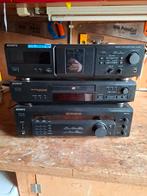 Sony Hifi Set: Cassettedeck, CD-speler, Versterker, Ophalen