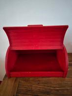 Grote rode broodtrommel, Ophalen of Verzenden