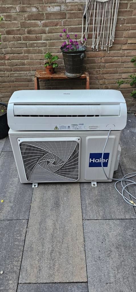 Haier Airco - Complete Set voor Koeling en Verwarming, Minder dan 60 m³, 3 snelheden of meer, Ophalen of Verzenden, Afstandsbediening