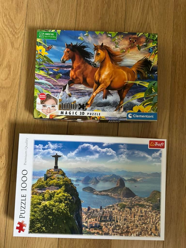 Puzzels, Ophalen, 500 t/m 1500 stukjes, Zo goed als nieuw