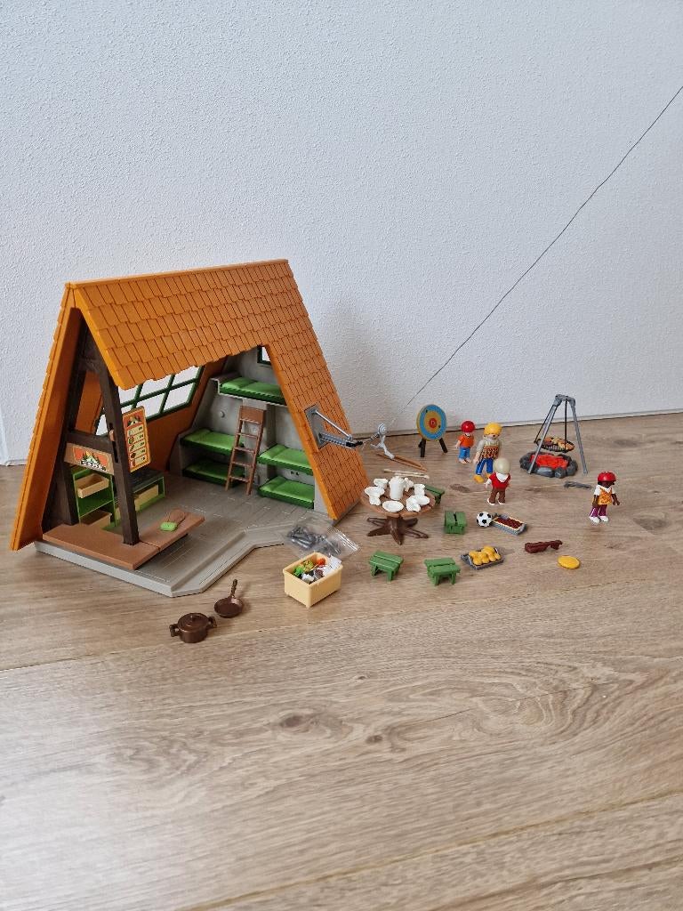 Playmobil Summerfun Grote vakantiebungalow 6887, Ophalen of Verzenden, Zo goed als nieuw, Complete set