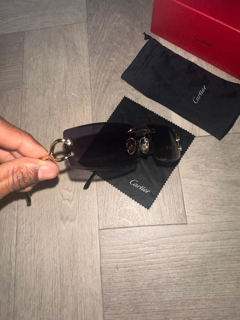 Cartier zonnebril, Ophalen of Verzenden, Nieuw, Zwart, Overige merken