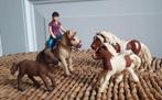 Set Schleich 6 pony's en Ruitertje – *GRATIS VERZENDEN, Ophalen of Verzenden, Zo goed als nieuw, Paard, Beeldje of Figuurtje