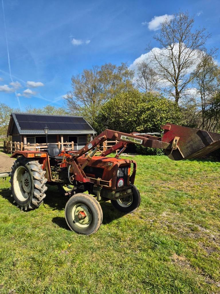 Hanomag Granit 501 met voorlader TEAB, Tot 2500, Oldtimer, Tot 80 Pk, Ophalen