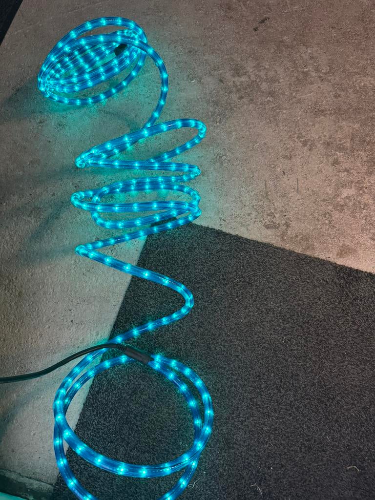 Blauw lichtslang, Ophalen of Verzenden, Gebruikt, Licht