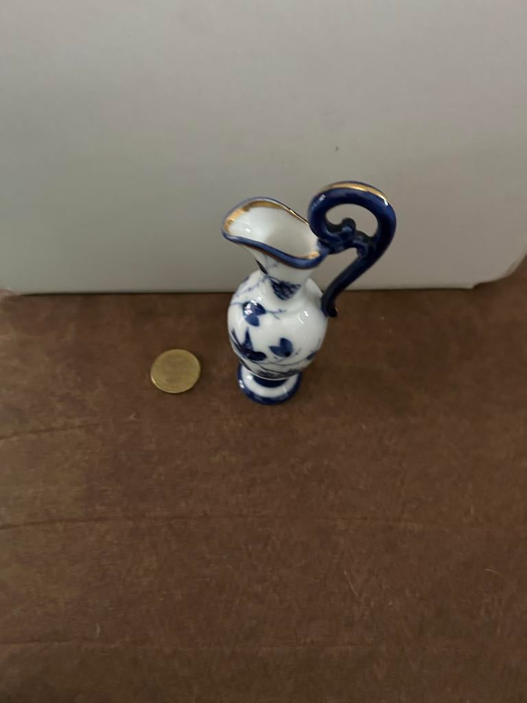 Miniatuur Delfts Blauw vaasje, Ophalen of Verzenden