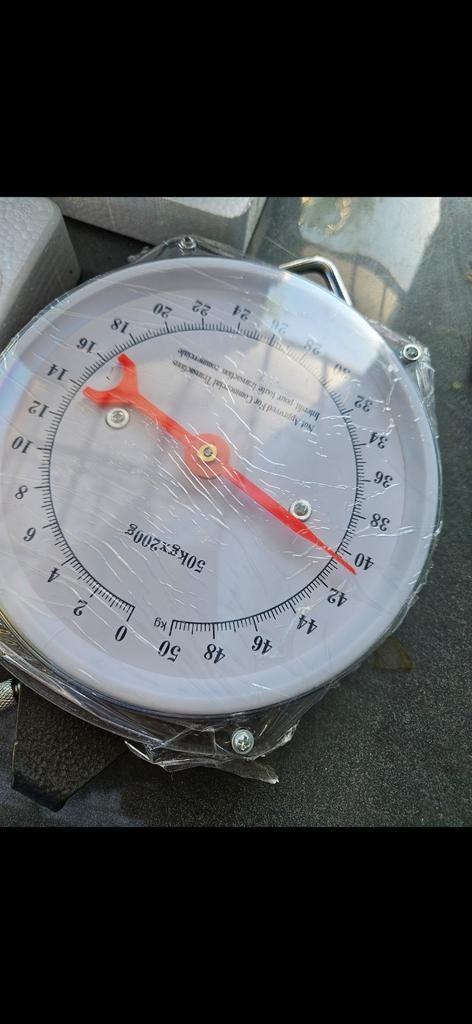 Nieuwe Hangweegschaal 50kg - Ideaal voor vissen/bagage, Doe-het-zelf en Verbouw, Weegschalen, Nieuw, Hangweegschaal, Minder dan 50 kg