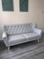 Sofa 3 pers. JUNGET stof lichtgrijs, Ophalen of Verzenden, Stof