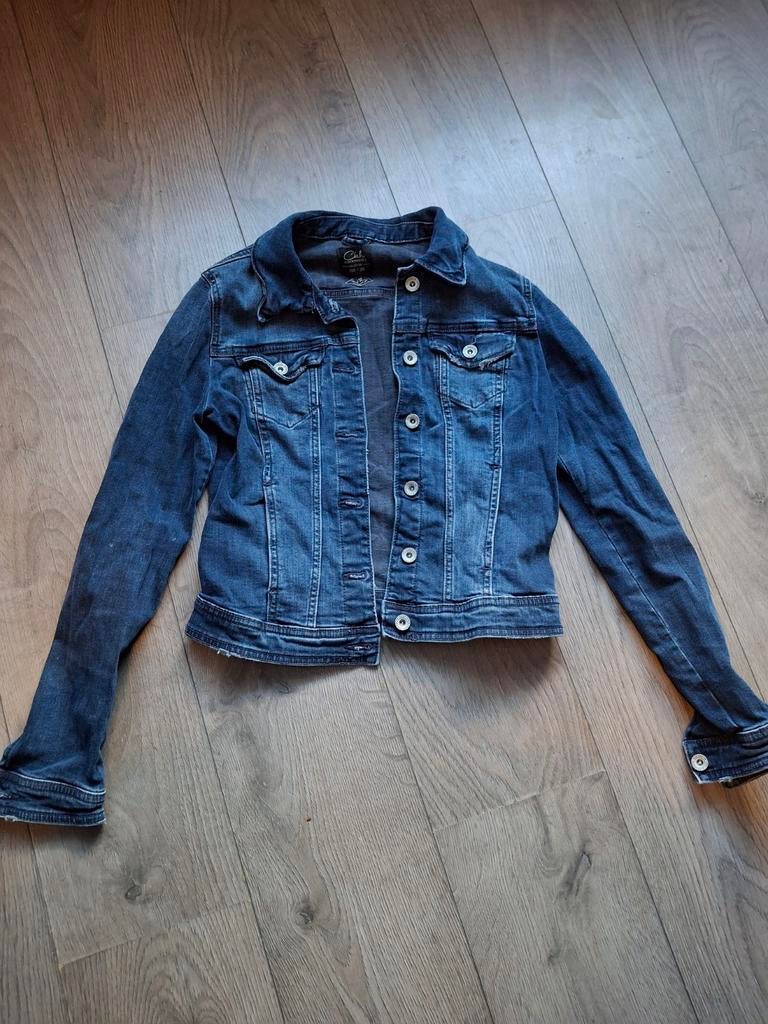 Spijkerjasje dames maat 36, Kleding | Dames, Ophalen of Verzenden, Gedragen, Maat 36 (S), Blauw