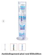 Transparante Plexiglas Display Zuil Ø20x100cm, Ophalen