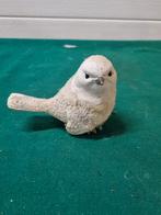 beeld vogel wit glitters, Verzamelen, Beelden en Beeldjes, Ophalen of Verzenden
