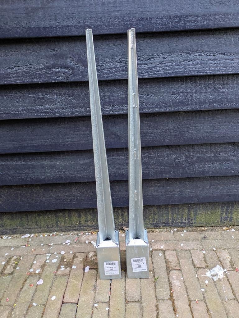 Paalhouder met punt, Giardino, 71 x 71 x 750 x 150 mm, Ophalen, Nieuw, Minder dan 180 cm, Palen